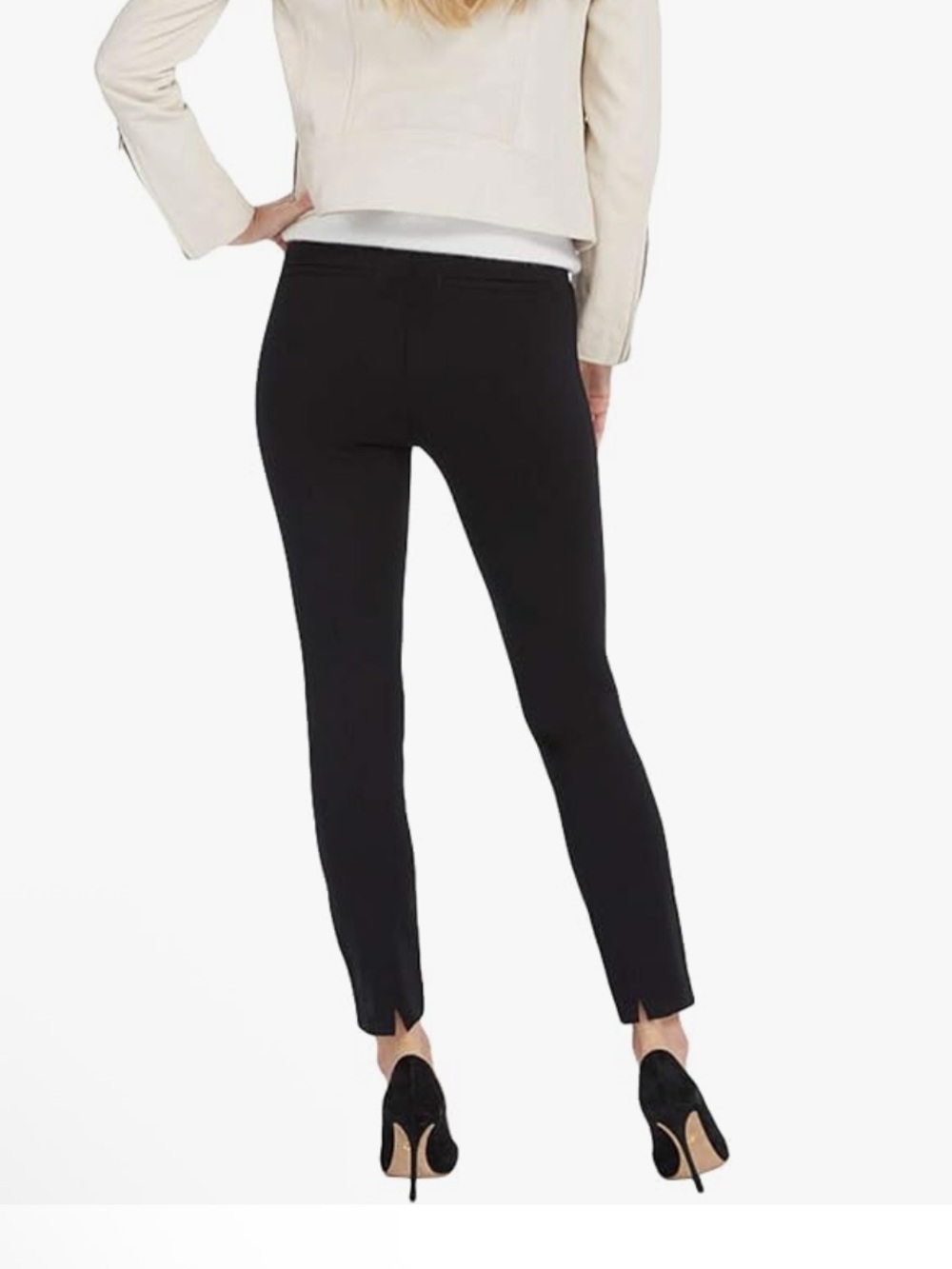 SPANX The Perfect Black Pant, Ankle Backseam M Tall